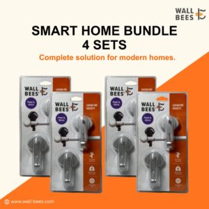 peel & stick curtain rod brackets